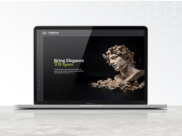 Glextone | Website development for marble and granite manufacturer
